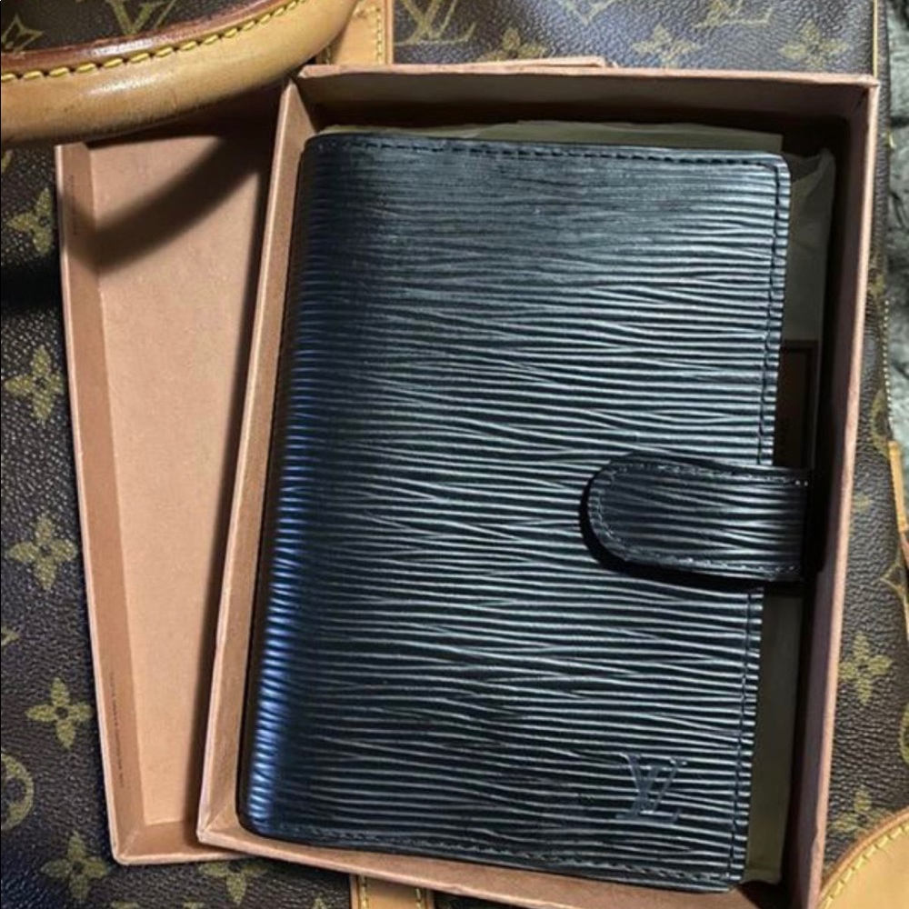 Louis Vuitton Epi Note book Agenda cover